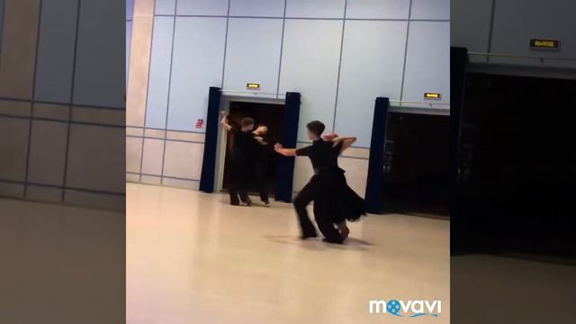 Джига Никита - Куборская Анастасия. Медленный вальс. 02.11.18 смотреть онлайн