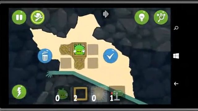 прохождение Bad piggies на Windows phone #2 смотреть онлайн