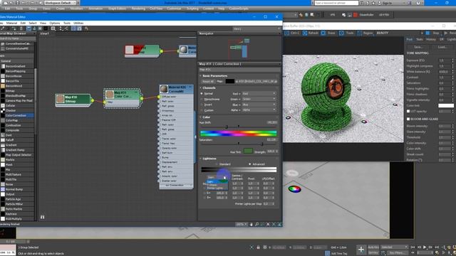 Color Correction - Уроки по настройке Материалов 3Ds Max и Corona Renderer смотреть онлайн