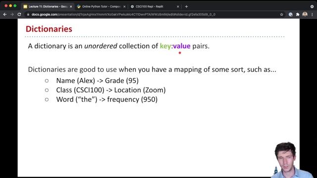 CSCI100: Lecture 11.1 - Dictionary Creation смотреть онлайн