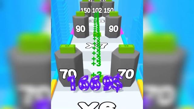 ? Satisfying Mobile Game / Ball run infinity - Ball run 2048 max Level Up balls Gameplay part 4 смотреть онлайн