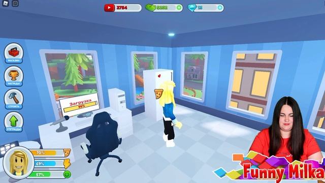 YouTube Life! Жизнь Ютюбера, Стала Ютюбером в Роблокс смотреть онлайн