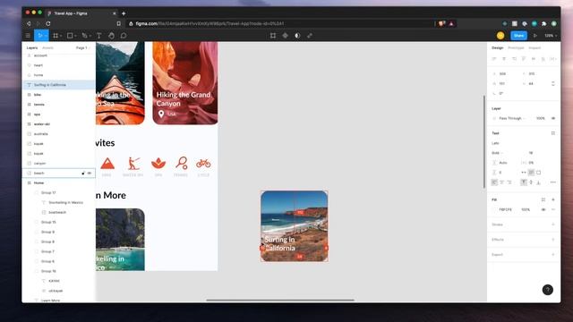 Travel App Design - Figma Tutorial смотреть онлайн
