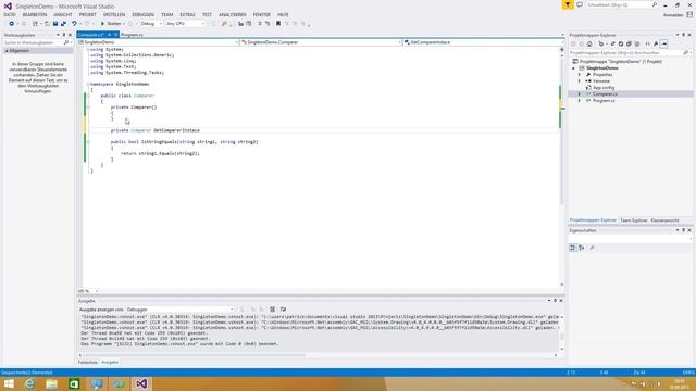 How To Use The Singleton Design Pattern In .NET (C#) смотреть онлайн