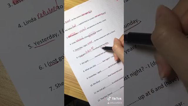 Bài tập thì quá khứ đơn - Simple Past Exercises смотреть онлайн
