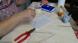 Ватная игрушка Лиса. Мастер класс. Часть 1.