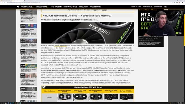 ВИДЕОКАРТА RTX 2060 12GB WTF NVIDIA смотреть онлайн