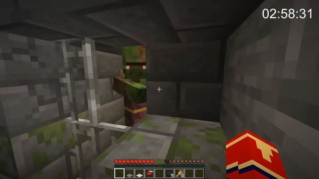 Minecraft World Record Speedrun in Curing Zombie Villager 1.16.1 смотреть онлайн