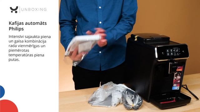 Kafijas automāts Philips EP2232/40 Unboxing 220.lv смотреть онлайн