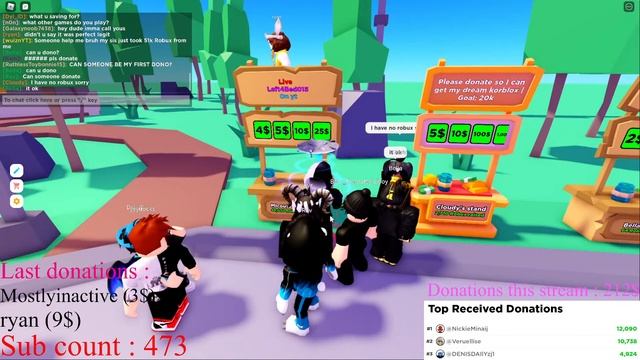 Pls Donate Live Roblox #18 смотреть онлайн