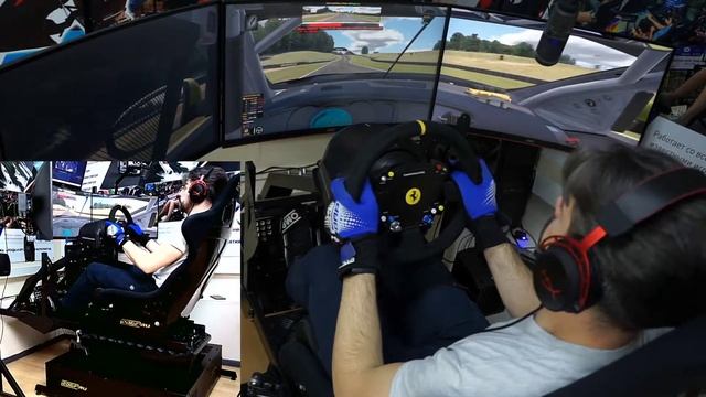 iRacing на подвижной гоночной платформе 4dof pro / kia optima / Oulton Park / тестовые заезды смотреть онлайн