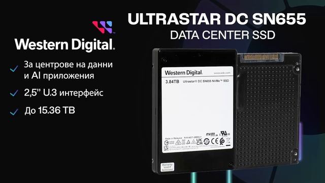 Western Digital Ultrastar DC SN655 смотреть онлайн