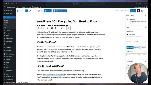 How Does Elementor Work with Gutenberg on your WordPress Website смотреть онлайн