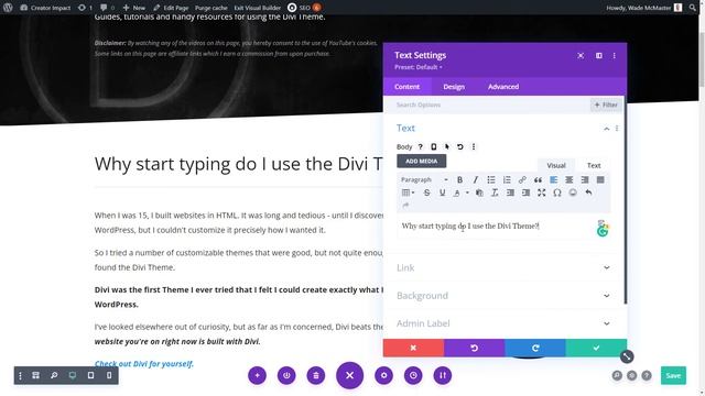 How to Edit Divi Built Posts & Pages Built in WordPress (Divi Theme) смотреть онлайн
