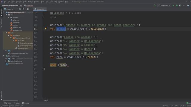 19. Ejercicios en Kotlin | Condicionales | Convertidor de unidades con ayuda de un menú смотреть онлайн