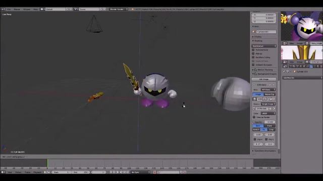 Blender timelapse : Meta knight смотреть онлайн