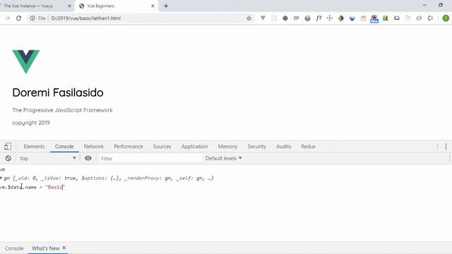 Belajar Vue.js - #9 Binding Expression смотреть онлайн