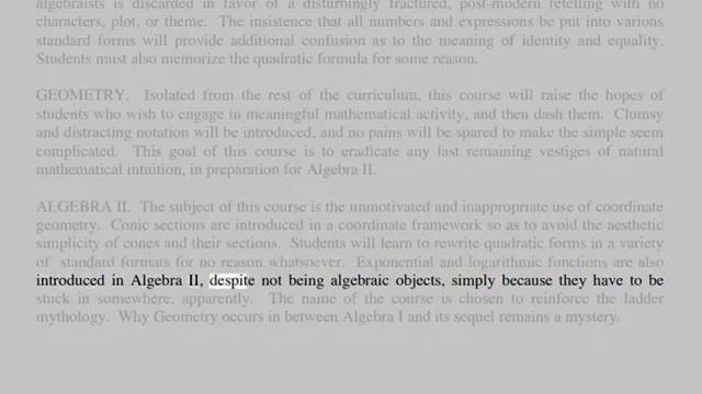 🏫🧮The Standard School Mathematics Curriculum 👩🏫 👨🏫 смотреть онлайн