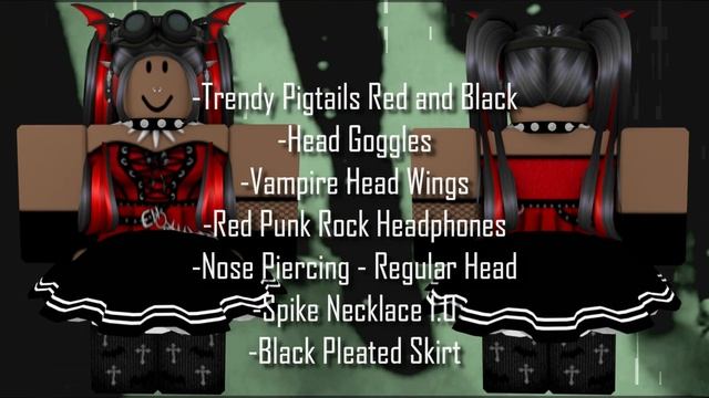 20 CYBERGOTH ROBLOX OUTFITS смотреть онлайн