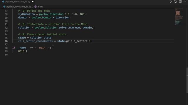 PyCLAW Tutorial: 1D Advection смотреть онлайн