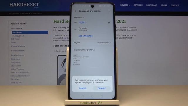 How to Change Language in HUAWEI P Smart 2021 NFC – List of Language смотреть онлайн