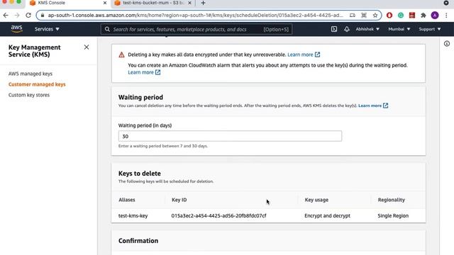 AWS KMS - Key Disable vs Key Deletion смотреть онлайн