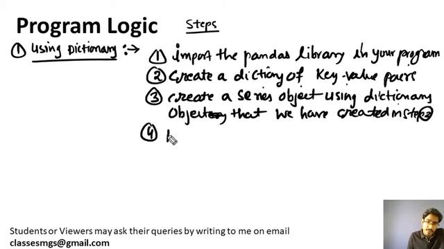 XII - IP Practical #1 : Create a pandas series from a dictionary of values and an ndarray смотреть онлайн