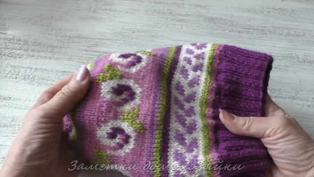 Шапка на спицах 3 часть ВЫШИВКА и СБОРКА