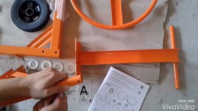 How to assemble an affordable cement mixer part1 смотреть онлайн