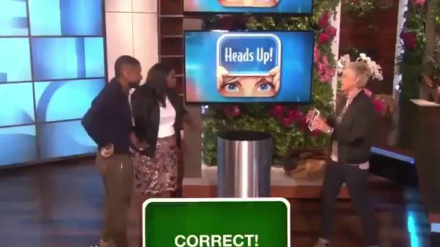 Usher Spanking Octavia Spencer - Naughty Game of "Heads Up" on Ellen смотреть онлайн