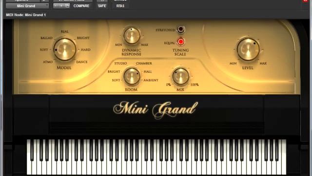Pro Tools - Mini Grand piano demo смотреть онлайн