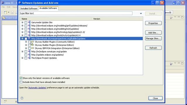 Installing Skyway Builder Plugins into Eclipse 3.4 смотреть онлайн