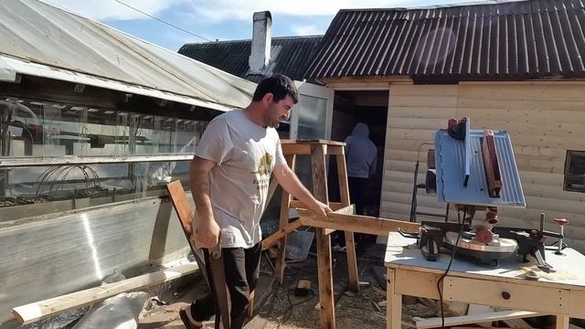 Наконец-то купила клубнику / Парни закончили наружные работы бани/ смотреть онлайн