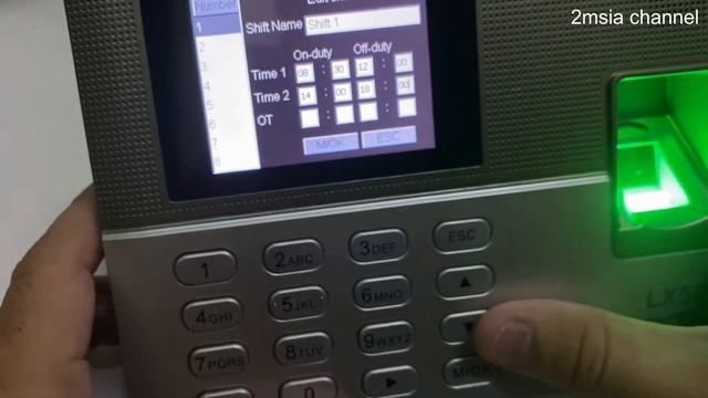 ZKTeco LX50 Shift Working Hour Setting ZKTeco Malaysia Fingerprint Time Attendance смотреть онлайн
