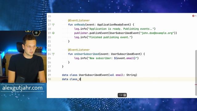 Handling Application Events with Spring Boot смотреть онлайн