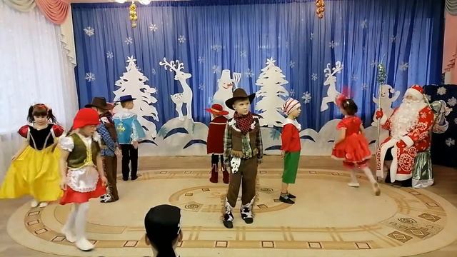 Мой сказочный принц на белом коне - танец на новогоднем празднике в детском саду смотреть онлайн
