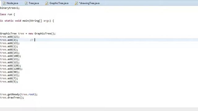 drawing a binary search tree in java смотреть онлайн