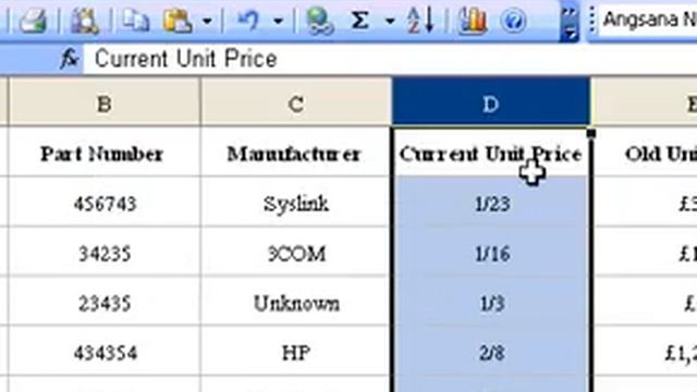 Microsoft Office Excel 2003 Display numbers as dates or times смотреть онлайн