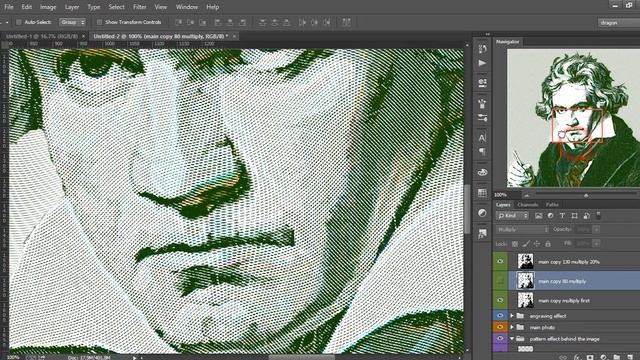 Engrave Photoshop Action смотреть онлайн