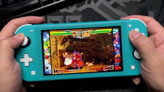 Capcom Fighting Collection Nintendo Switch LITE Gameplay