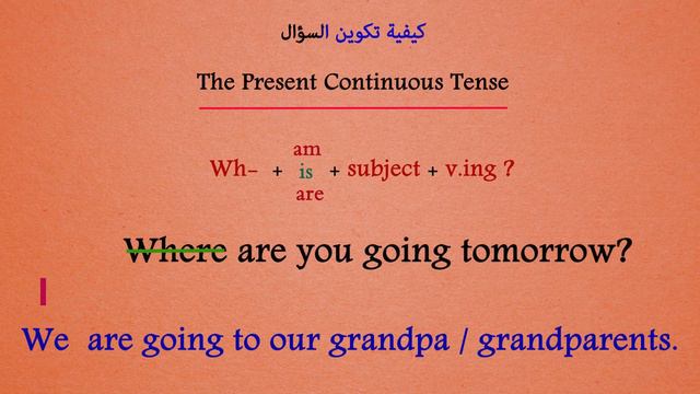المضارع المستمر 2 كيفية تكوين السؤال | Present Continuous Tense смотреть онлайн
