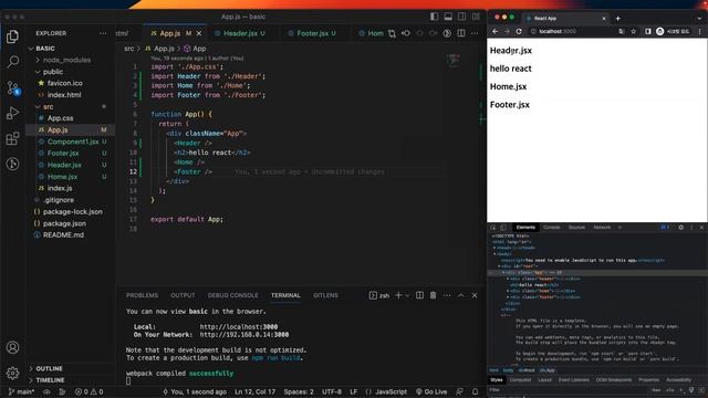 [React 기초] 04_리액트 레이아웃 & css 적용하기(react layout, css) смотреть онлайн