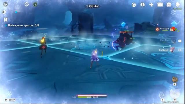 Genshin impact кручу верчу все легендарки хочу но только Розарию получу. смотреть онлайн