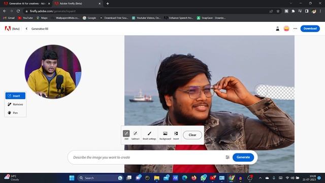 photoshop beta generative fill / Adobe Firefly in Telugu ఇంకా ఇదే వాడేస్తారు смотреть онлайн