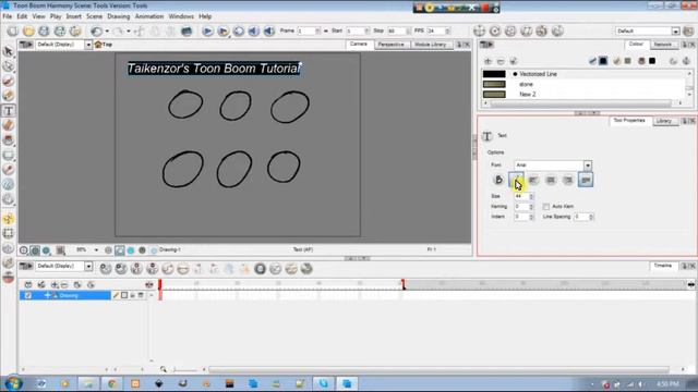 ToonBoom Harmony 7.8: Tutorial 005: Eraser Tool and Text Tool смотреть онлайн