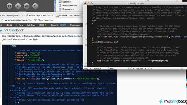 Android Tutorial 2.18 C - Connect to MySQL Database with Config PHP Script смотреть онлайн