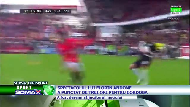 SPECTACOLUL LUI FLORIN ANDONE A PUNCTAT DE TREI ORI PENTRU CORDOBA смотреть онлайн