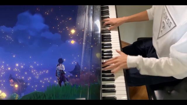 [Genshin Impact] Moon in One's cup (Piano Cover) смотреть онлайн