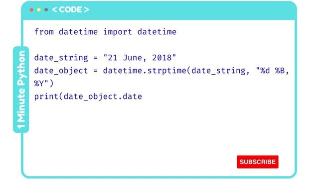 How to Get Date from DateTime in Python смотреть онлайн