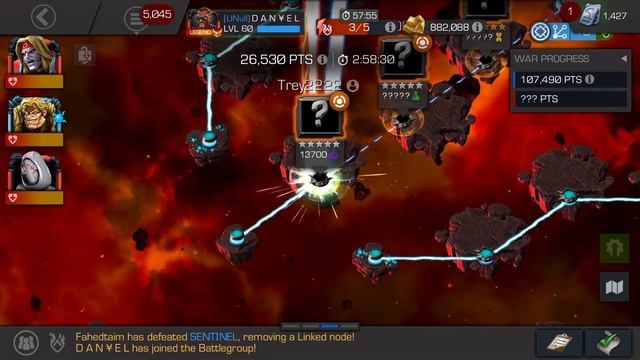 Alliance War | Omega Red & Ghost | R5 Sinister | Korg Node 29 | Marvel Contest of Champions смотреть онлайн